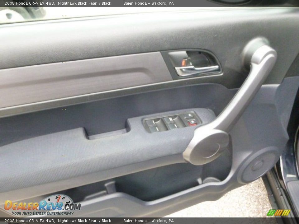 2008 Honda CR-V EX 4WD Nighthawk Black Pearl / Black Photo #16