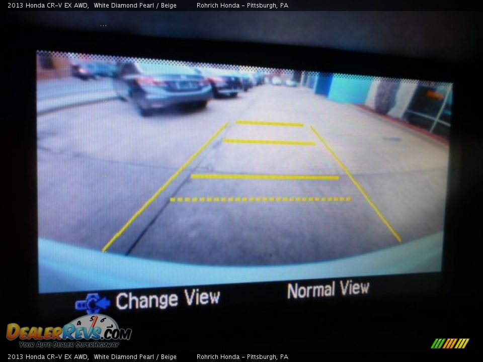 2013 Honda CR-V EX AWD White Diamond Pearl / Beige Photo #22