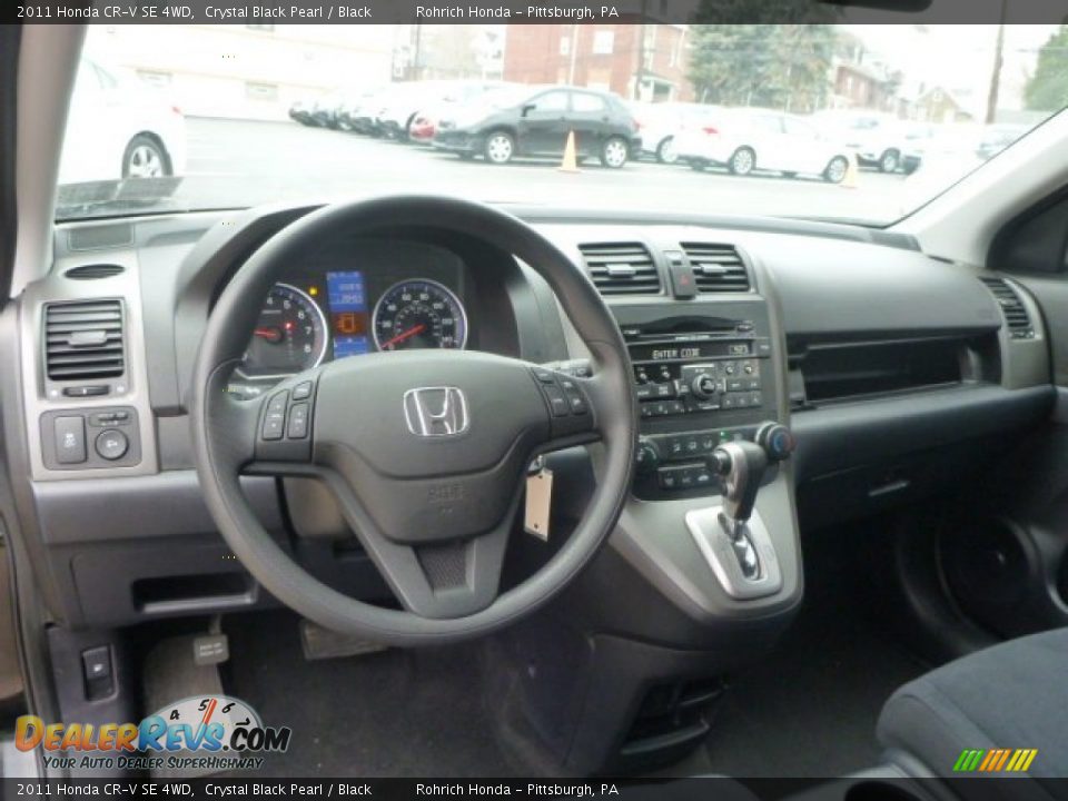 2011 Honda CR-V SE 4WD Crystal Black Pearl / Black Photo #6