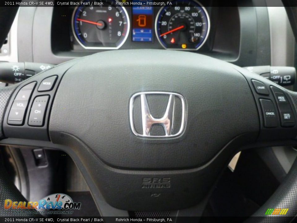 2011 Honda CR-V SE 4WD Crystal Black Pearl / Black Photo #7