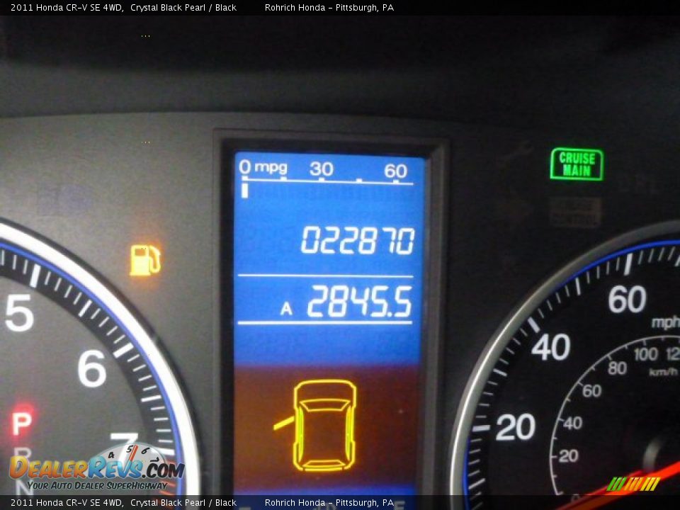 2011 Honda CR-V SE 4WD Crystal Black Pearl / Black Photo #9