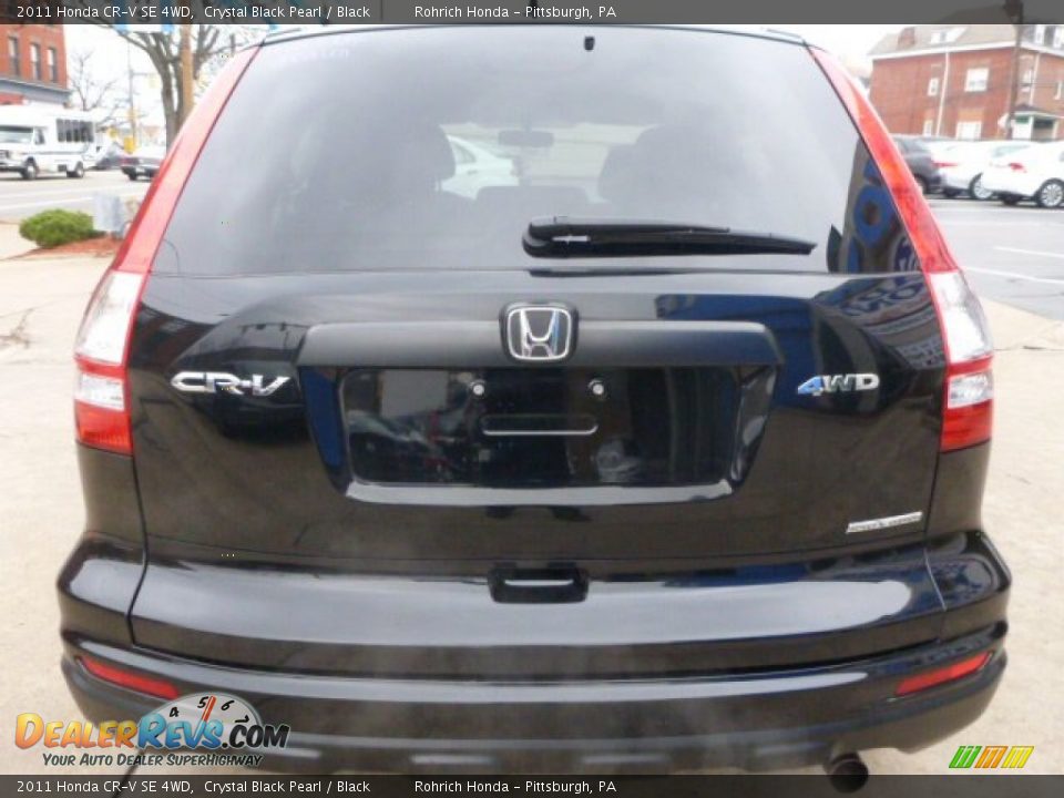 2011 Honda CR-V SE 4WD Crystal Black Pearl / Black Photo #11