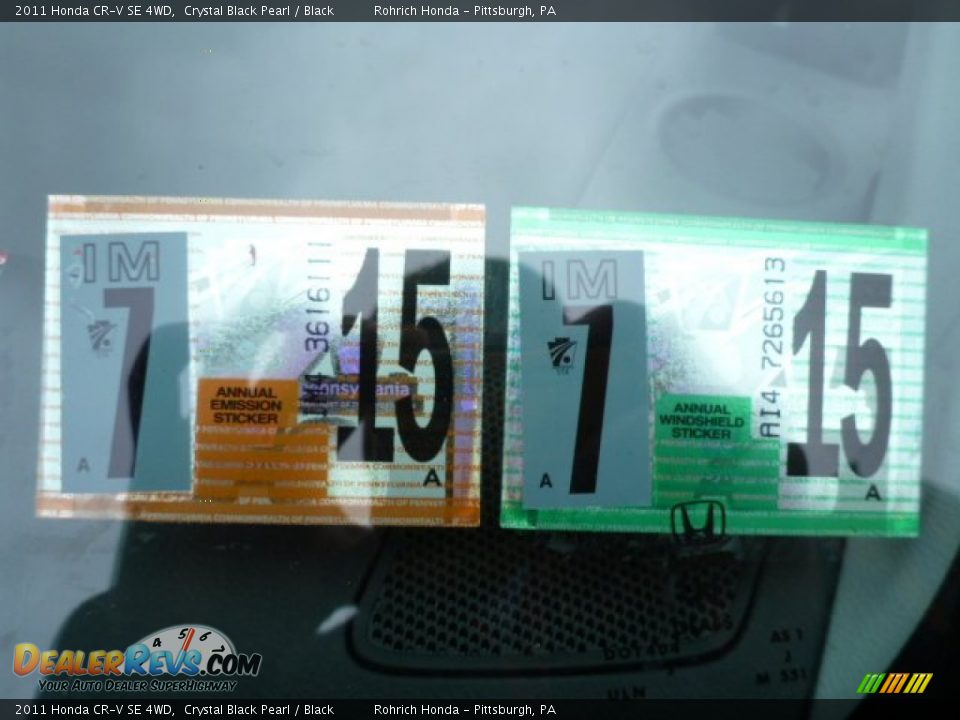 2011 Honda CR-V SE 4WD Crystal Black Pearl / Black Photo #19