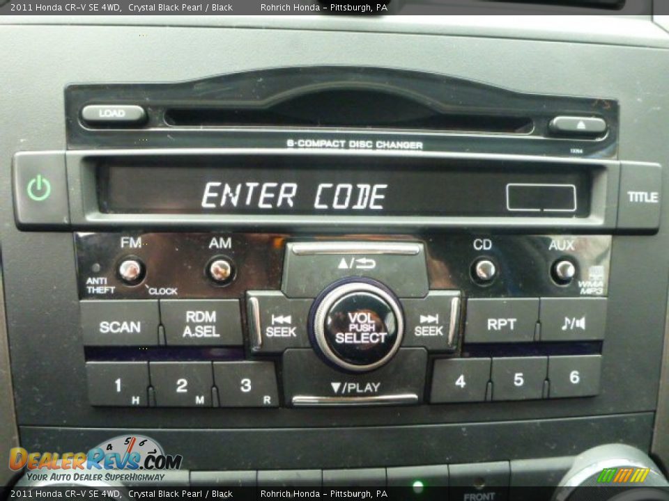 2011 Honda CR-V SE 4WD Crystal Black Pearl / Black Photo #23