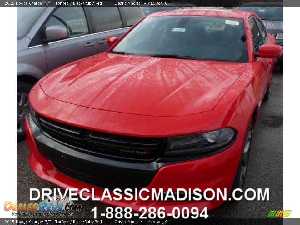 2015 Dodge Charger R/T TorRed / Black/Ruby Red Photo #1