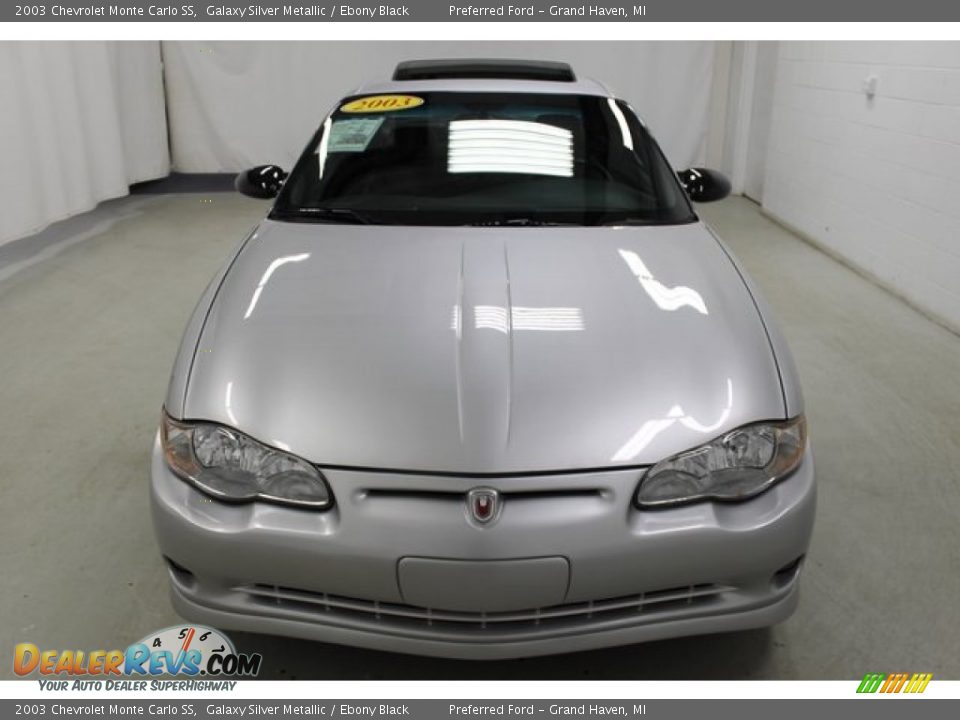 2003 Chevrolet Monte Carlo SS Galaxy Silver Metallic / Ebony Black Photo #2