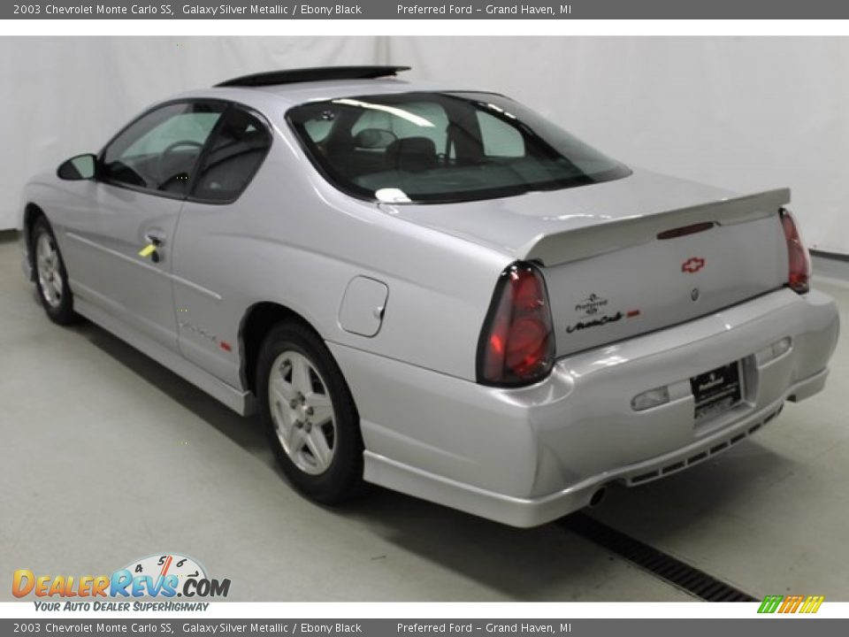 2003 Chevrolet Monte Carlo SS Galaxy Silver Metallic / Ebony Black Photo #5