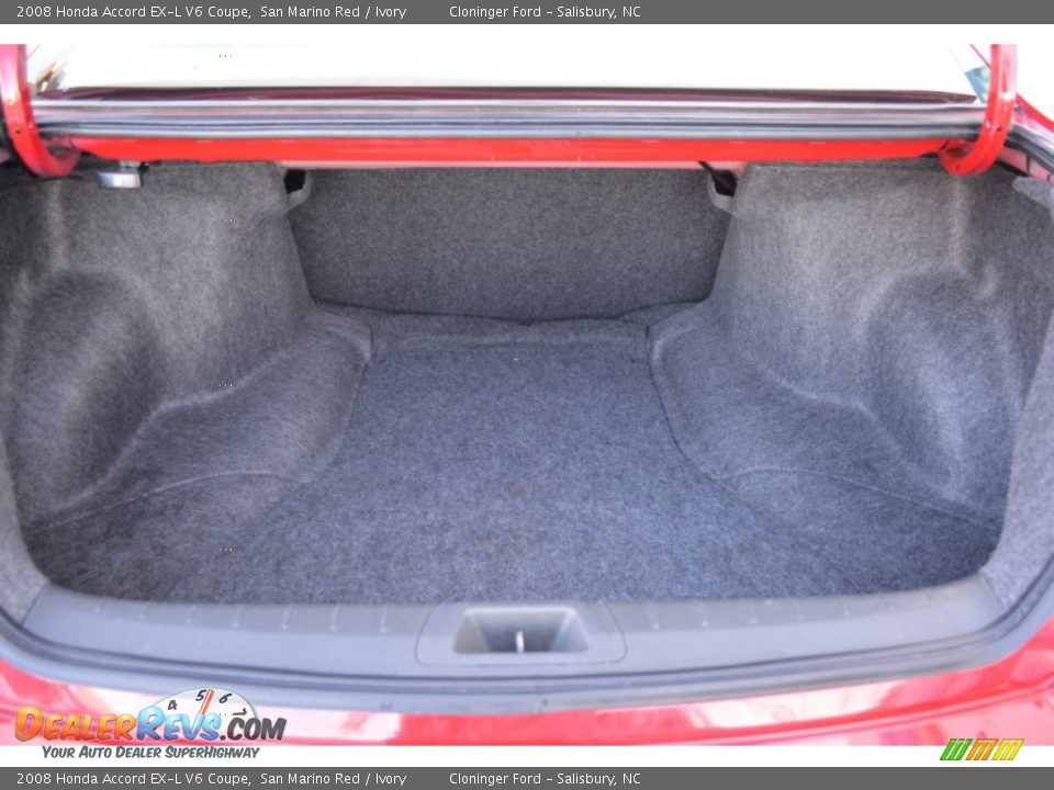 2008 Honda Accord EX-L V6 Coupe San Marino Red / Ivory Photo #12