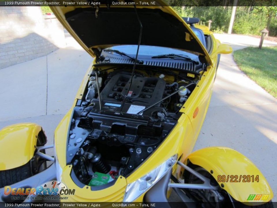 1999 Plymouth Prowler Roadster Prowler Yellow / Agate Photo #7