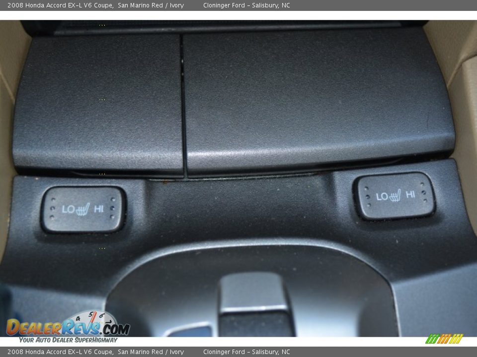 2008 Honda Accord EX-L V6 Coupe San Marino Red / Ivory Photo #19