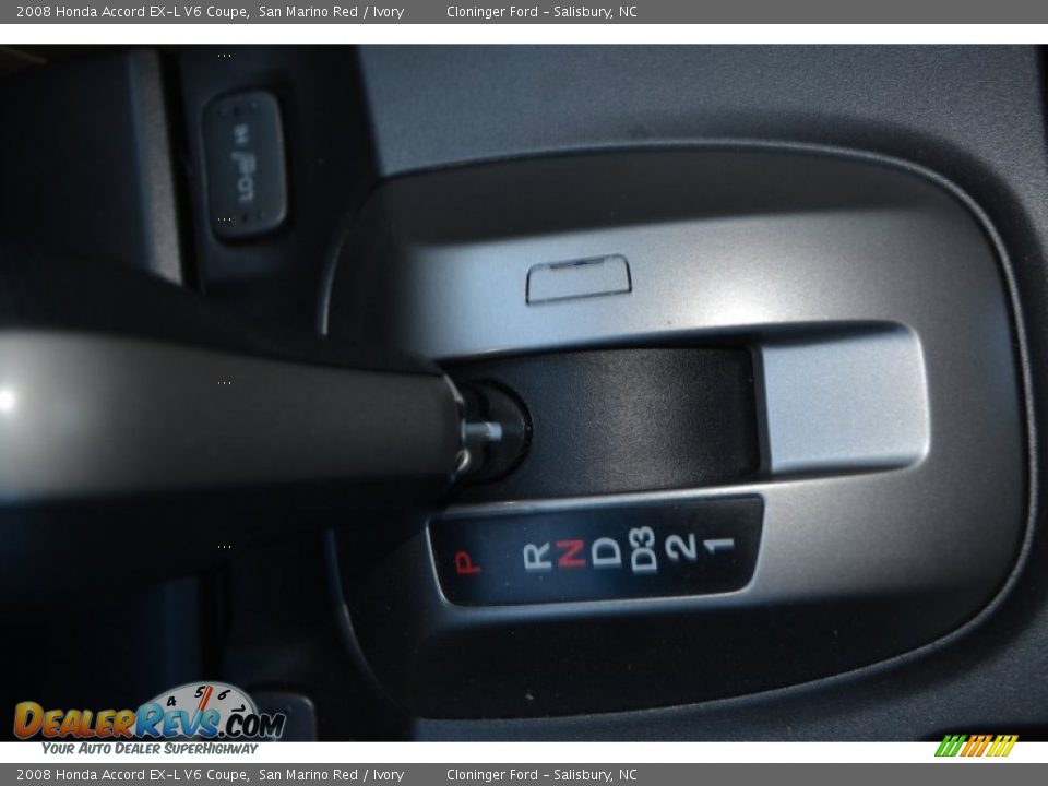 2008 Honda Accord EX-L V6 Coupe San Marino Red / Ivory Photo #20