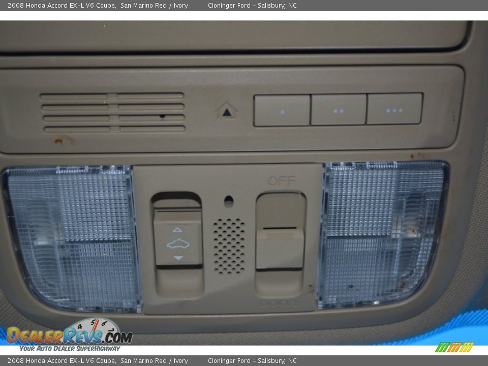 2008 Honda Accord EX-L V6 Coupe San Marino Red / Ivory Photo #21