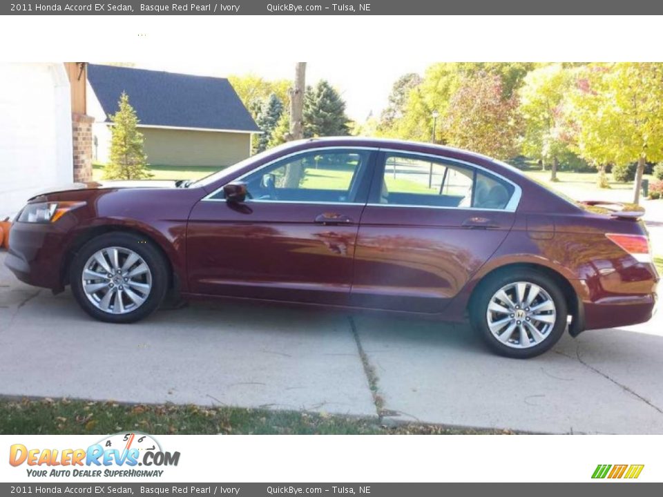 2011 Honda Accord EX Sedan Basque Red Pearl / Ivory Photo #1