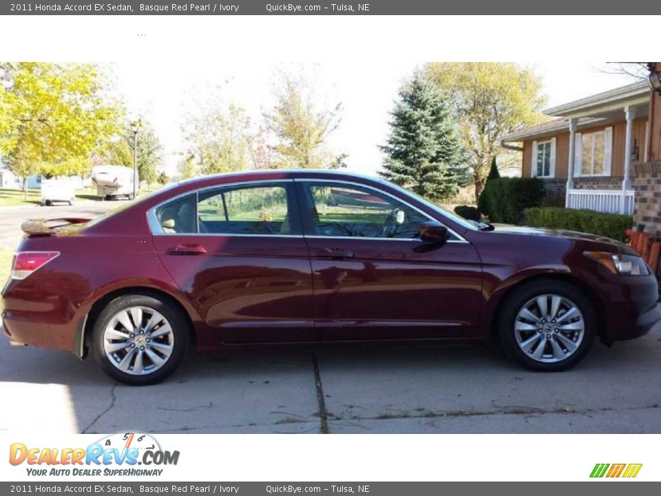 2011 Honda Accord EX Sedan Basque Red Pearl / Ivory Photo #3