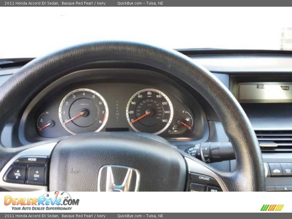 2011 Honda Accord EX Sedan Basque Red Pearl / Ivory Photo #5