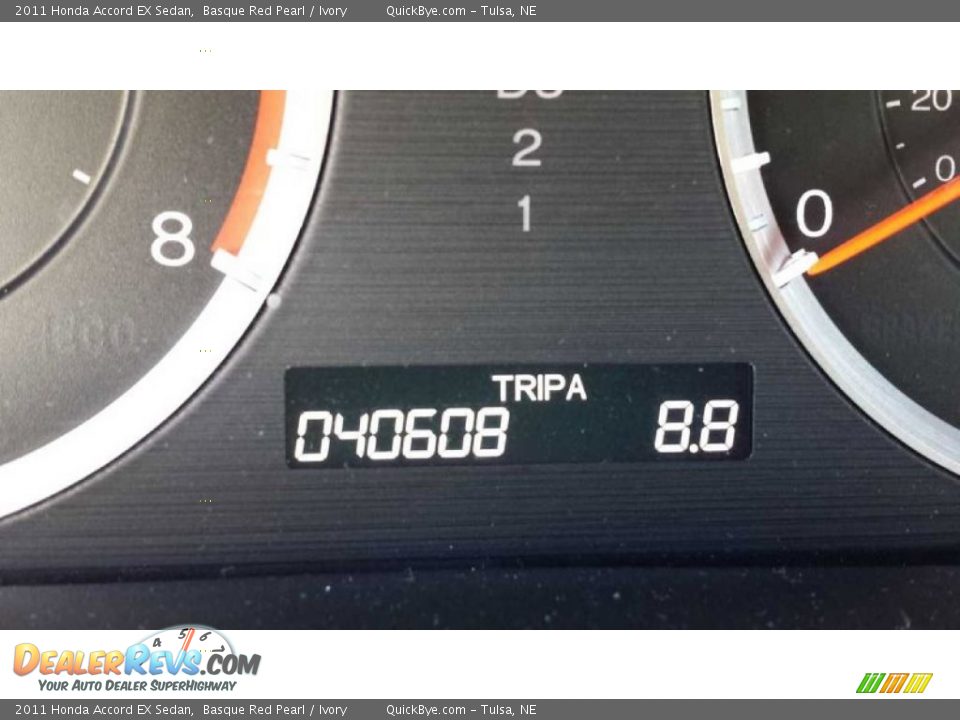 2011 Honda Accord EX Sedan Basque Red Pearl / Ivory Photo #6