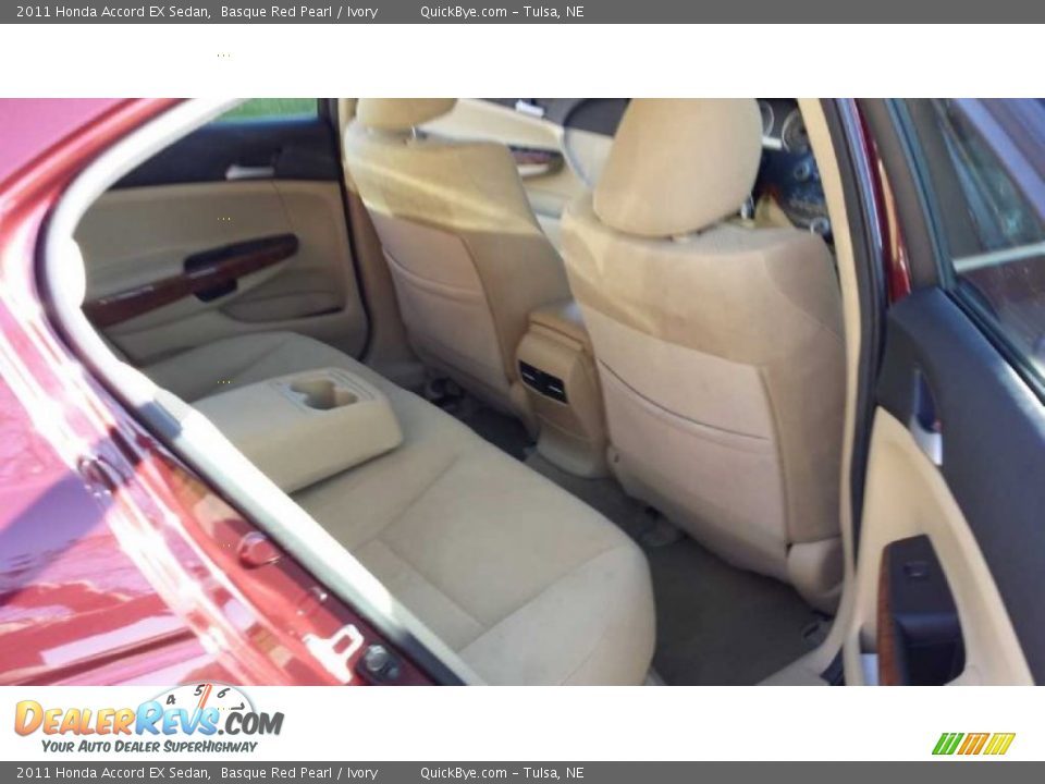 2011 Honda Accord EX Sedan Basque Red Pearl / Ivory Photo #7