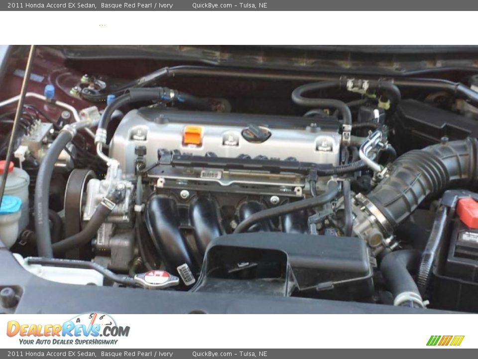 2011 Honda Accord EX Sedan Basque Red Pearl / Ivory Photo #8