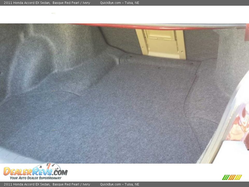 2011 Honda Accord EX Sedan Basque Red Pearl / Ivory Photo #9