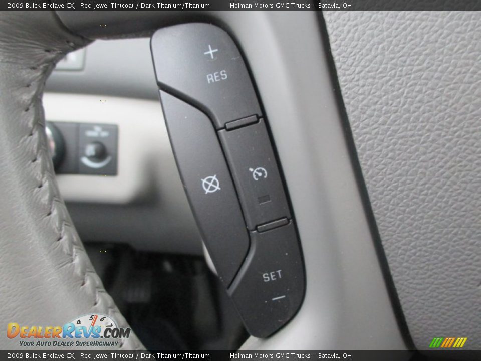 2009 Buick Enclave CX Red Jewel Tintcoat / Dark Titanium/Titanium Photo #12