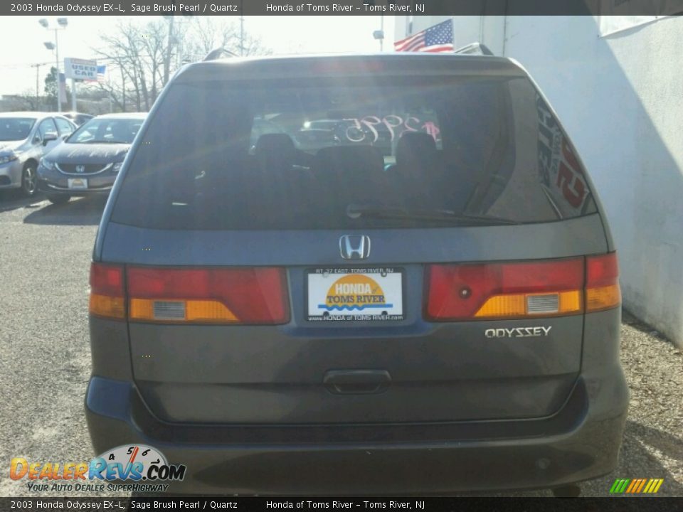 2003 Honda Odyssey EX-L Sage Brush Pearl / Quartz Photo #8
