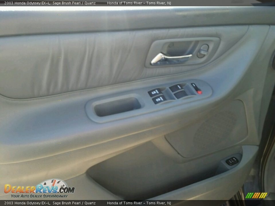 2003 Honda Odyssey EX-L Sage Brush Pearl / Quartz Photo #15