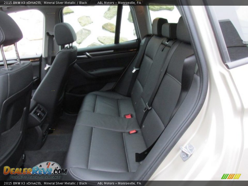 2015 BMW X3 xDrive28i Mineral Silver Metallic / Black Photo #13