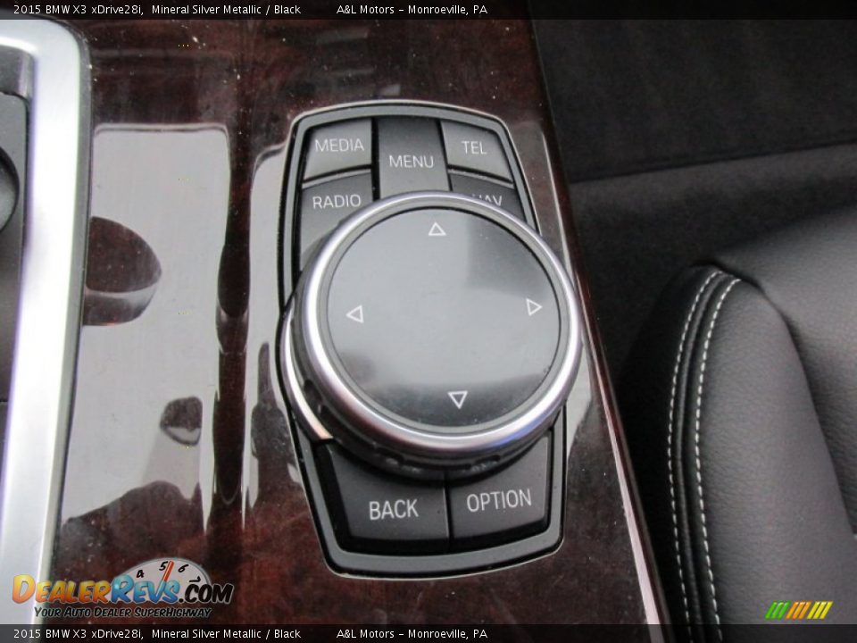 2015 BMW X3 xDrive28i Mineral Silver Metallic / Black Photo #16
