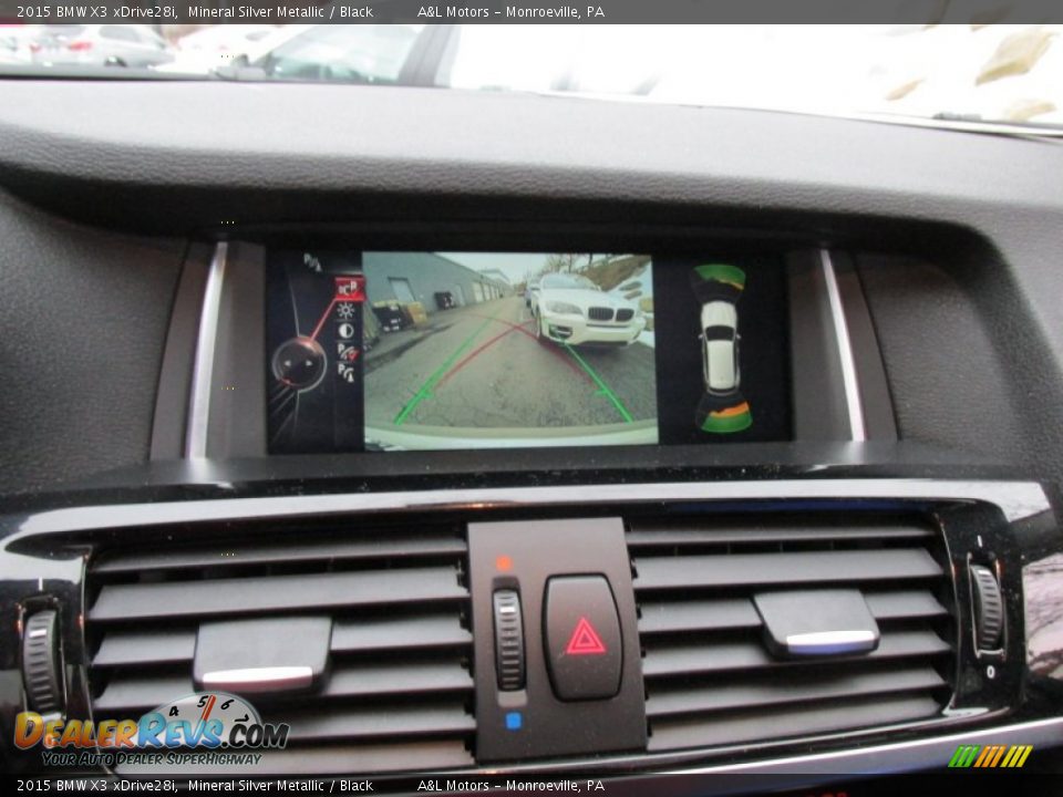 2015 BMW X3 xDrive28i Mineral Silver Metallic / Black Photo #18