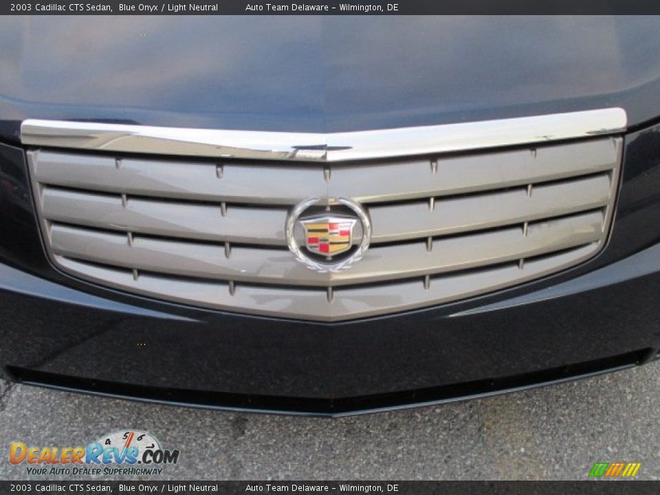 2003 Cadillac CTS Sedan Blue Onyx / Light Neutral Photo #32