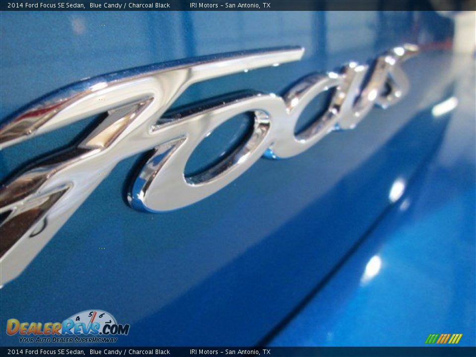 2014 Ford Focus SE Sedan Blue Candy / Charcoal Black Photo #6