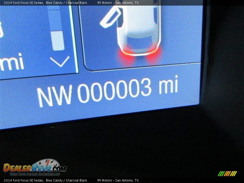 2014 Ford Focus SE Sedan Blue Candy / Charcoal Black Photo #16