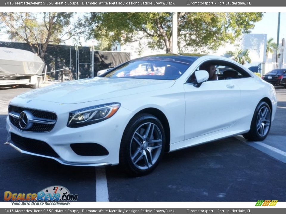 Front 3/4 View of 2015 Mercedes-Benz S 550 4Matic Coupe Photo #1