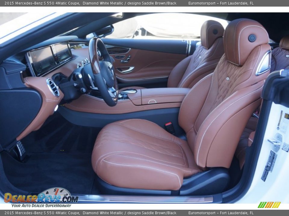 Front Seat of 2015 Mercedes-Benz S 550 4Matic Coupe Photo #28