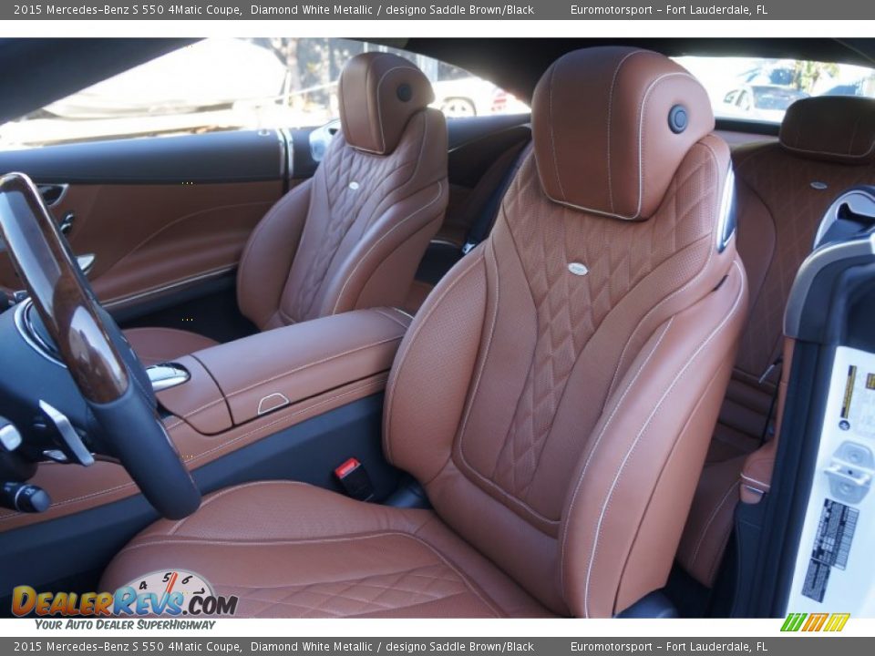 Front Seat of 2015 Mercedes-Benz S 550 4Matic Coupe Photo #29