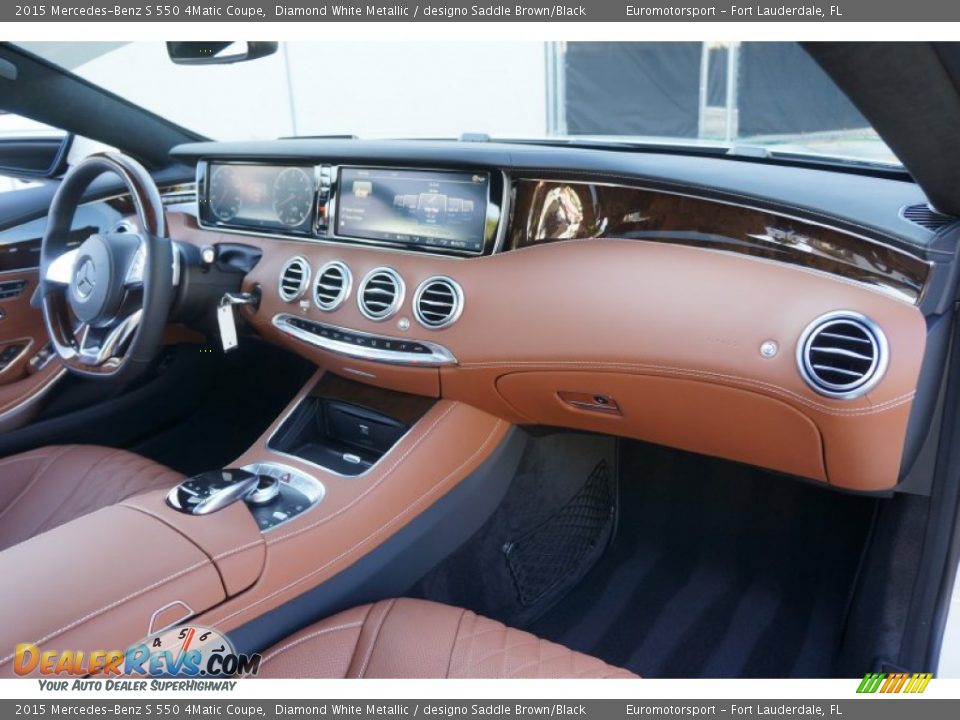 Dashboard of 2015 Mercedes-Benz S 550 4Matic Coupe Photo #39