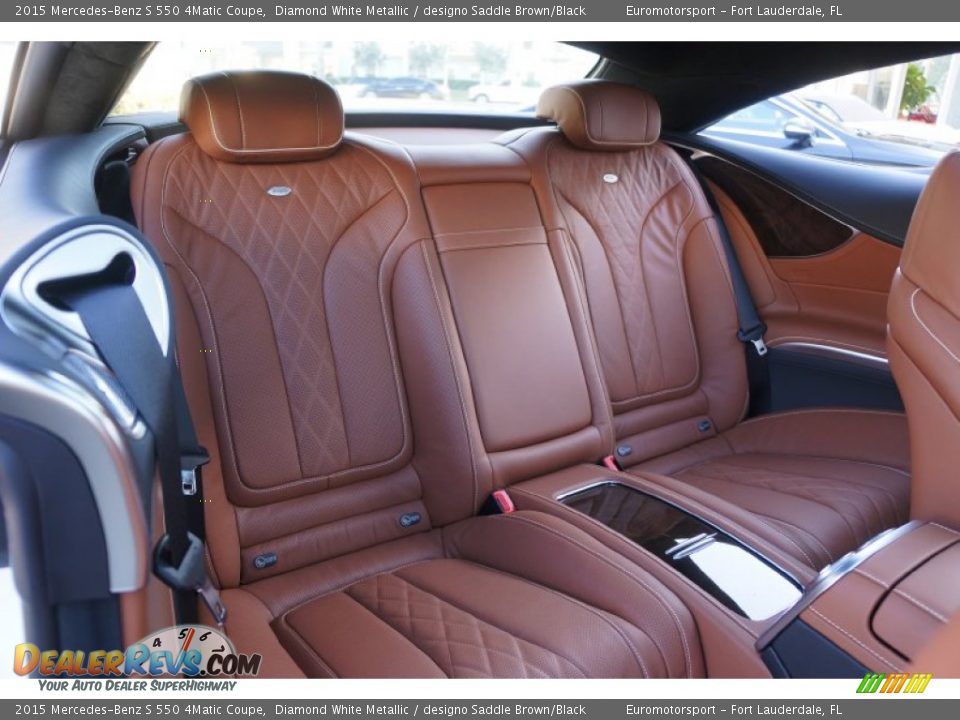 Rear Seat of 2015 Mercedes-Benz S 550 4Matic Coupe Photo #43