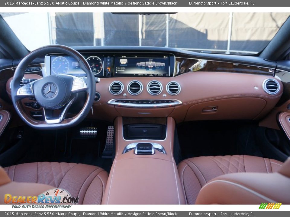 Dashboard of 2015 Mercedes-Benz S 550 4Matic Coupe Photo #46