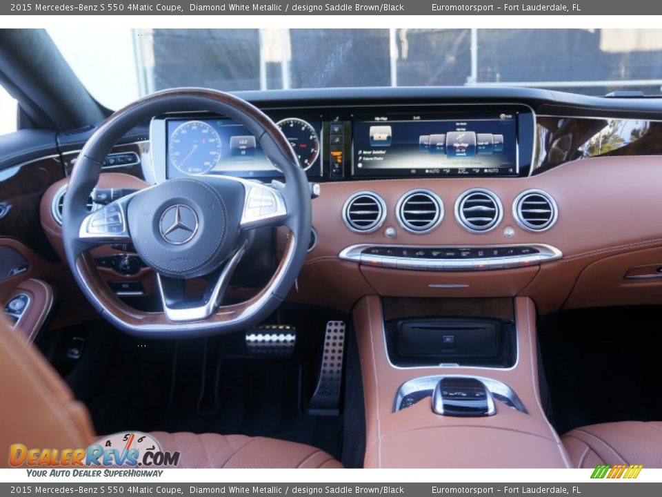 Dashboard of 2015 Mercedes-Benz S 550 4Matic Coupe Photo #47
