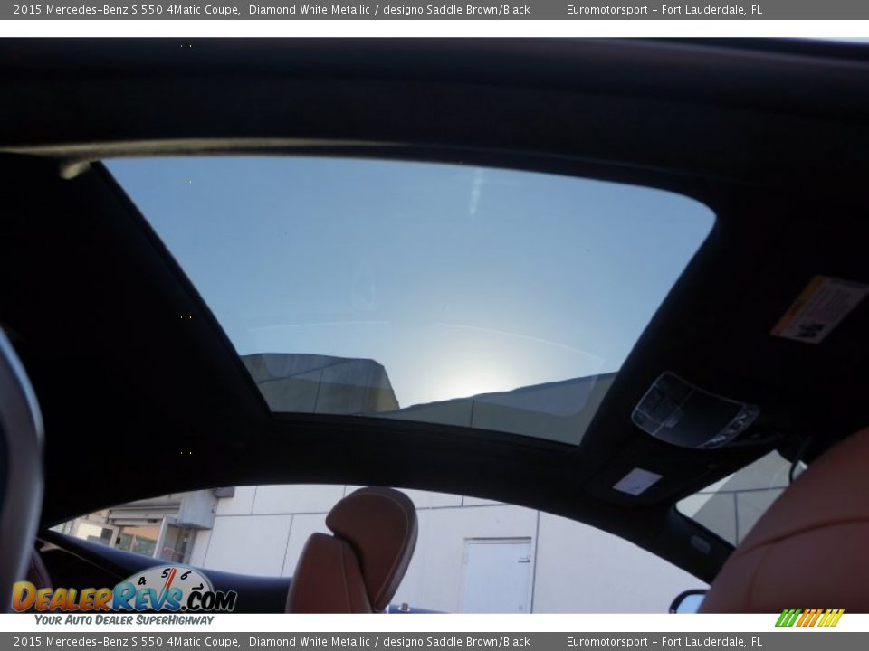Sunroof of 2015 Mercedes-Benz S 550 4Matic Coupe Photo #51
