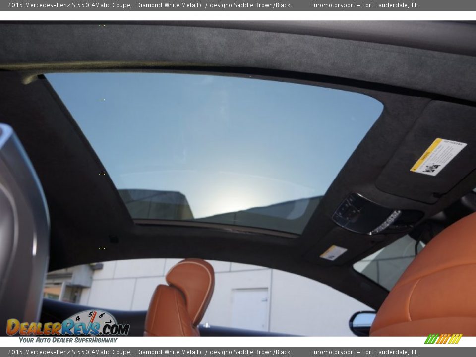 Sunroof of 2015 Mercedes-Benz S 550 4Matic Coupe Photo #52