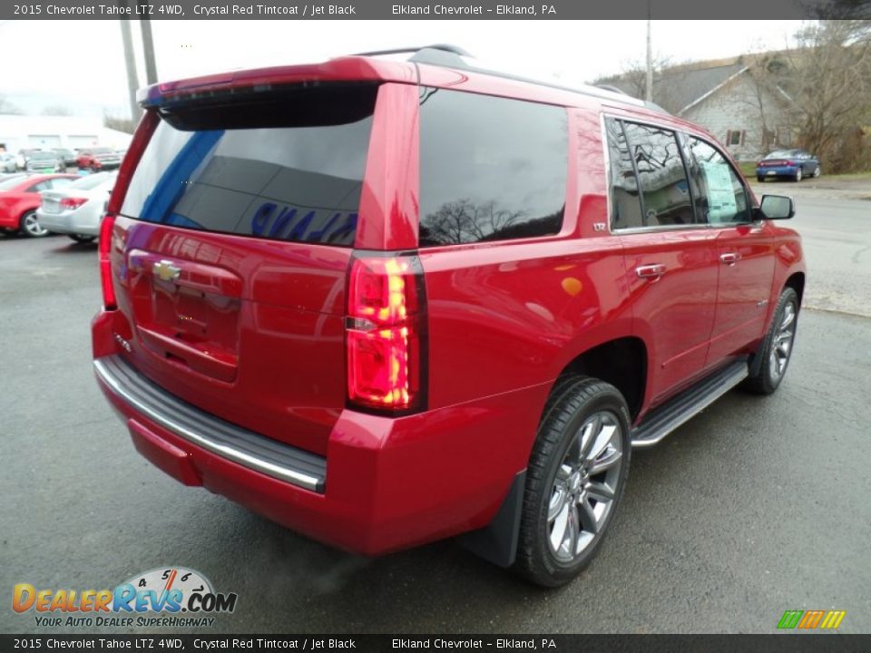 2015 Chevrolet Tahoe LTZ 4WD Crystal Red Tintcoat / Jet Black Photo #4