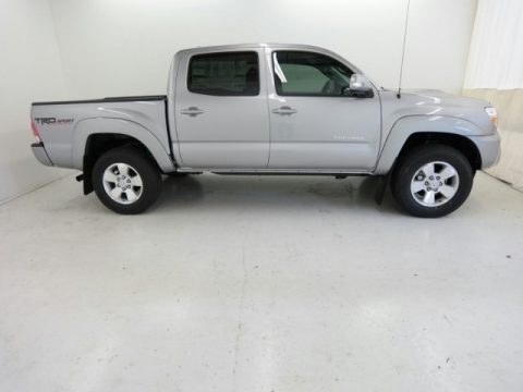 Silver Sky Metallic Toyota Tacoma TRD Sport Double Cab 4x4.  Click to enlarge.