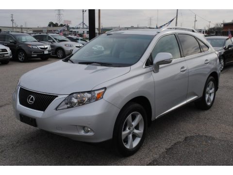 Tungsten Silver Metallic Lexus RX 350 AWD.  Click to enlarge.