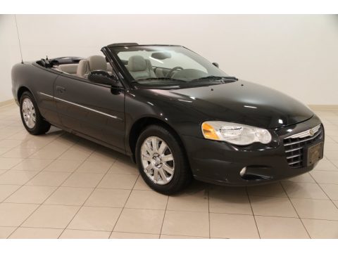 Brilliant Black Chrysler Sebring Limited Convertible.  Click to enlarge.