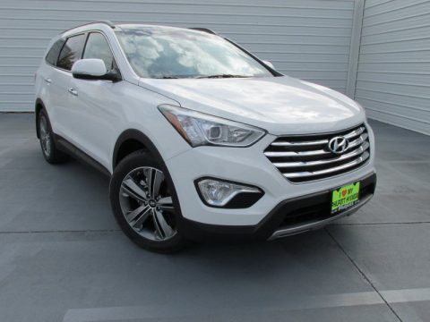 Monaco White Hyundai Santa Fe Limited Ultimate.  Click to enlarge.