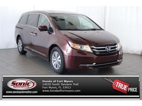 Dark Cherry Pearl Honda Odyssey EX-L.  Click to enlarge.