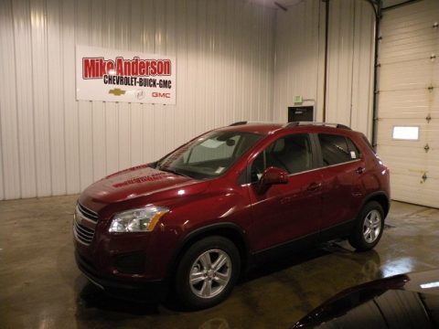 Ruby Red Metallic Chevrolet Trax LT.  Click to enlarge.