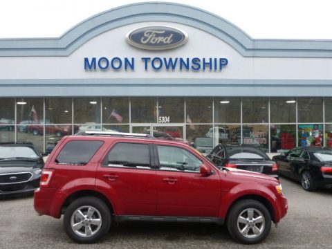 Sangria Red Metallic Ford Escape Limited V6 4WD.  Click to enlarge.