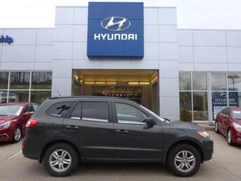 Black Forest Green Hyundai Santa Fe GLS AWD.  Click to enlarge.